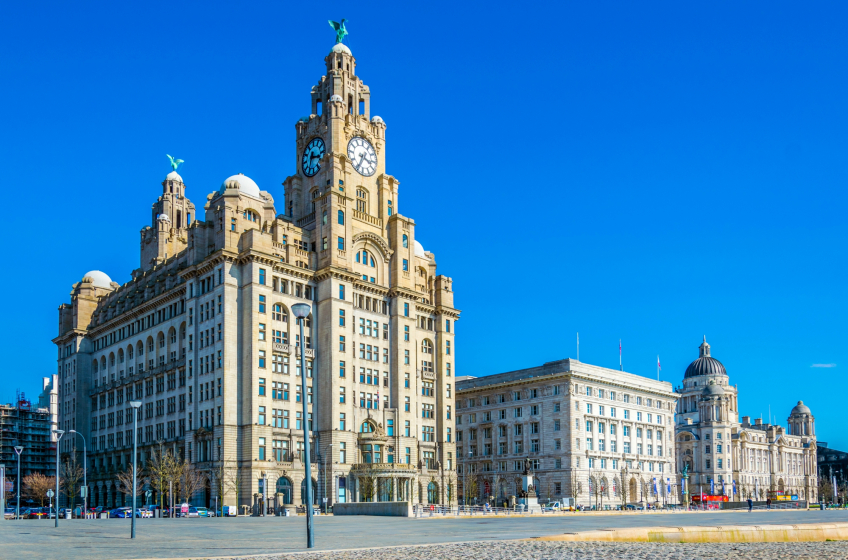 The Three Graces at Liverpool Pier Head